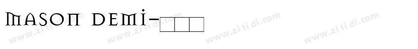 Mason Demi字体转换